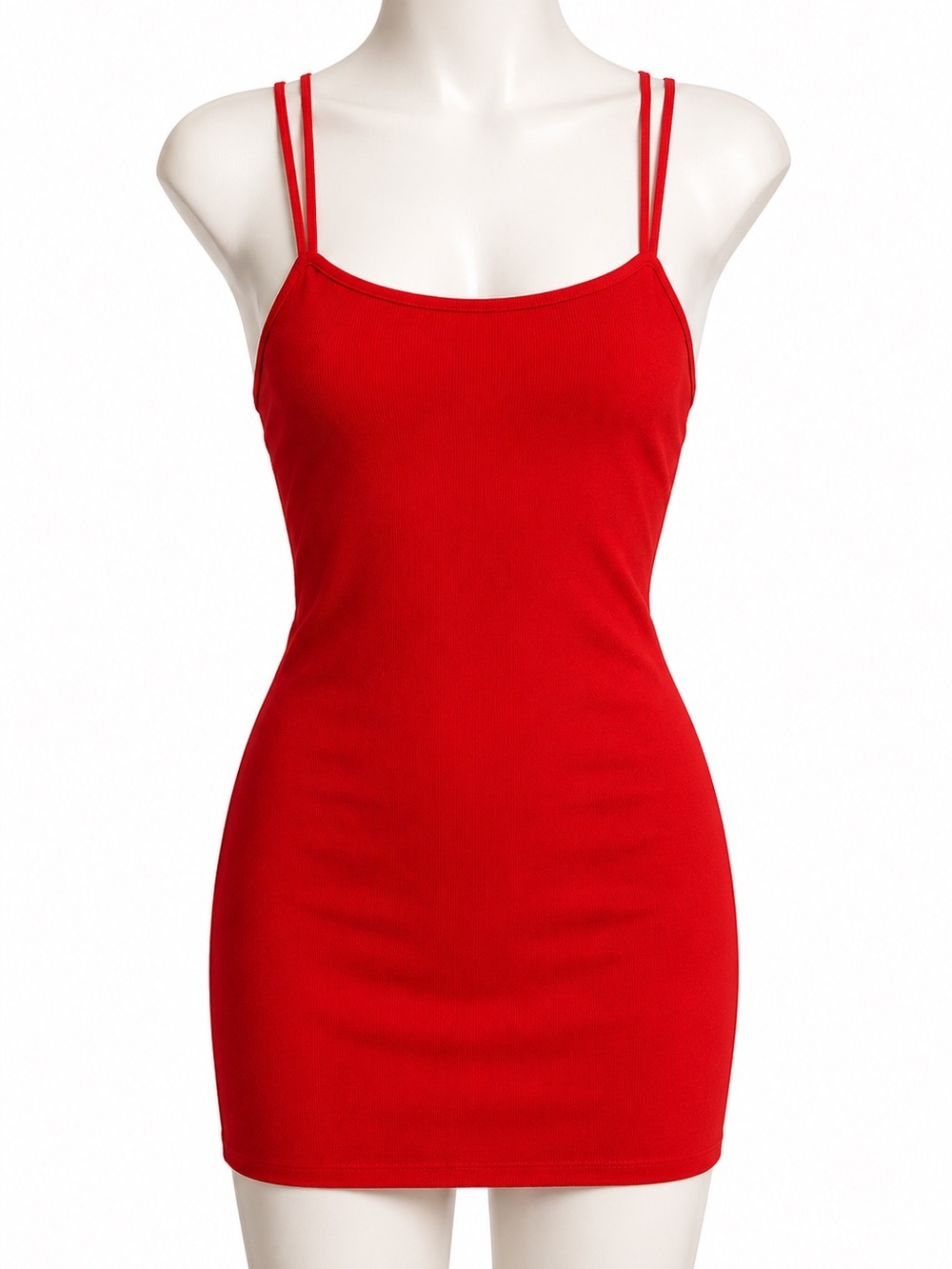 H&M Habanero Red Strappy Mini Slip Dress. Size-10